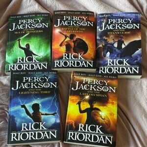 Percy Jackson The Lightning Thief Complete Set by Rick Riordan